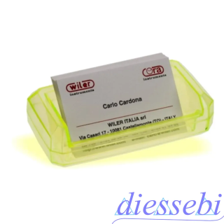 Portabiglietti da Visita Giallo