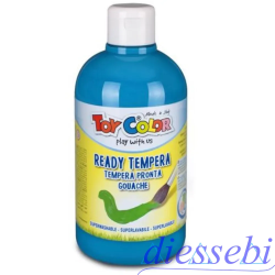 Tempera Pronta 500ml Ciano