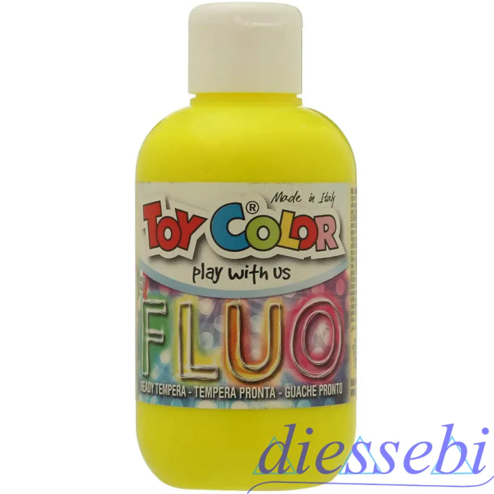 Tempera Pronta 250ml Giallo Fluo