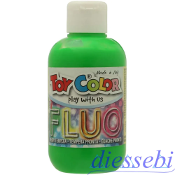 Tempera Pronta 250ml Verde Fluo