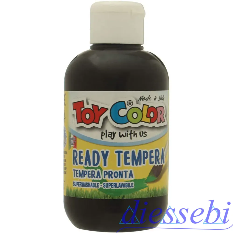Tempera Pronta 250ml Nero