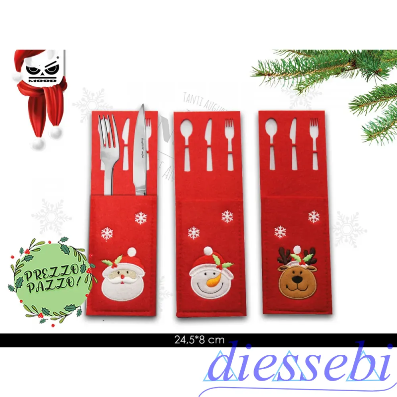 Portaposate Kids Natale in Feltro Mood