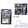 Catena Luminosa 10 Luci Led Bianco Freddo