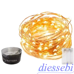 Catena Luminosa 40 Led Bianco Freddo