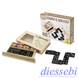 Domino e Mikado Fatto di Legno Teorema