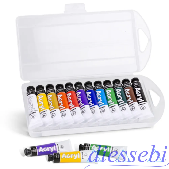 Confezione 12 Tempera Acrilica 7.5ml CMP Primo