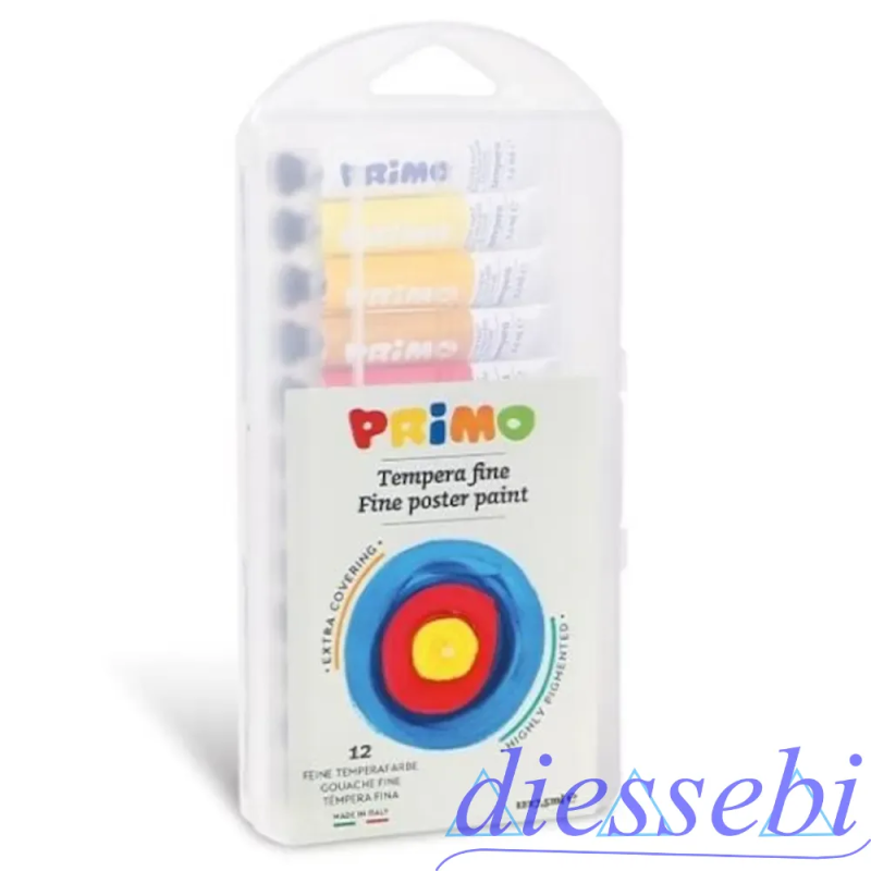 Confezione 12 Tubetti Tempera CMP Primo