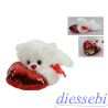 Peluche Orso con Cuore in Paillettes