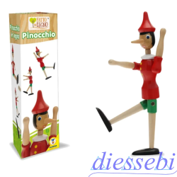 Pinocchio Snodabile in Legno