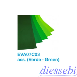 Gomma Eva Verde 5 Tonalità