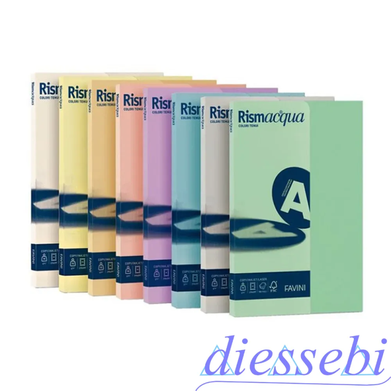 Cartoncino A4 200gr Giallo Chiaro (07) Rismacqua Favini