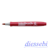 Pennarello Brush Rosso Metallizzato