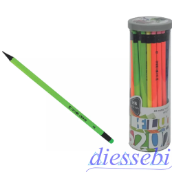 Matita con Gomma Fluo