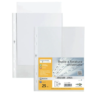 25 Buste con Foratura A5 Sei