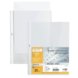 25 Buste con Foratura A5 Sei