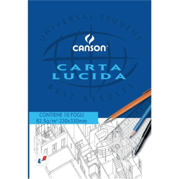 Blocco Fogli Lucidi 23x33 10fg Canson
