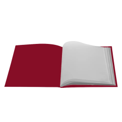 Portalistino A4 40fg Rosso