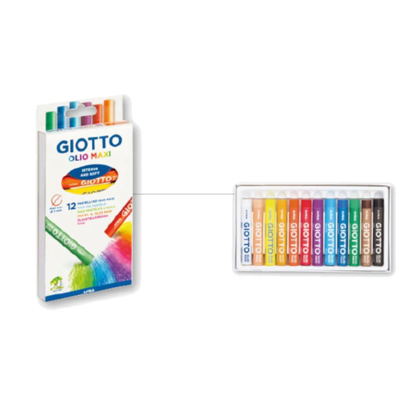Pastelli a Olio Maxi 12 Giotto
