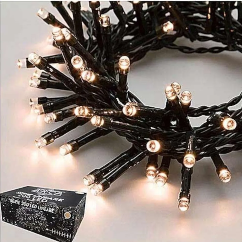 Catena Luminosa 200 Led Bianco Caldo