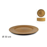 Sottopiatto Oro con Bordo Puntinato 33cm