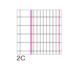 Rigatura 2C 2 Colonne One Color Blasetti