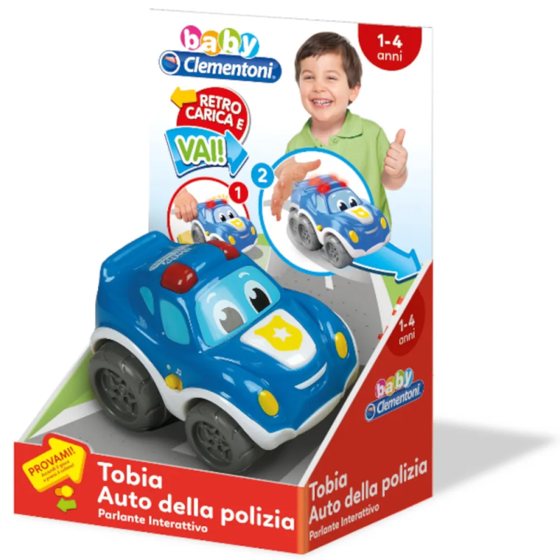 Tobia Auto della Polizia Baby Clementoni