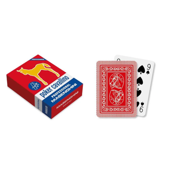 Carte da Poker Cavallino Rosso Masenghini Professional