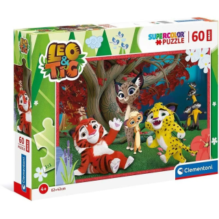 Puzzle Leo & Tig 60 Pezzi Clementoni