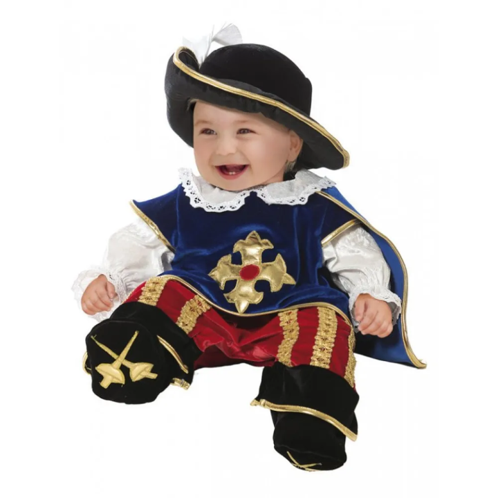 Costume Piccolo Moschettiere 3 - 6 Mesi