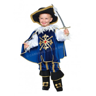 Costume Piccolo D'Artagnan 2 Anni