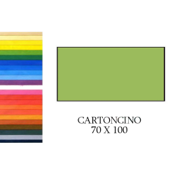 Cartoncino 70x100cm 220gr Verde Pisello Fabriano ElleErre