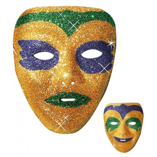 Maschera Oro Glitter Widmann