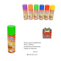 Bomboletta Stelle Filanti Spray