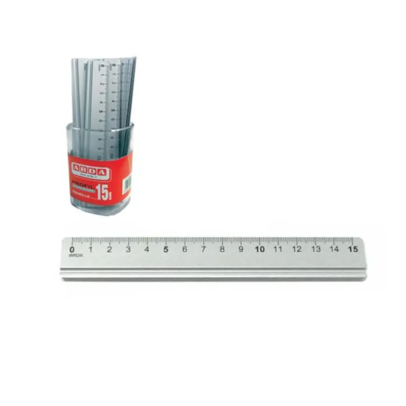 Righello 15cm in Alluminio Arda