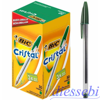 Penna Bic Cristal Original Verde