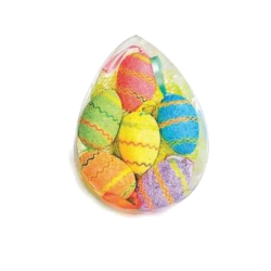 Confezione 6 Uova Colorati 6cm