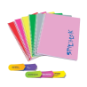 Maxi 80 Fogli 1R Spiralato Fluo