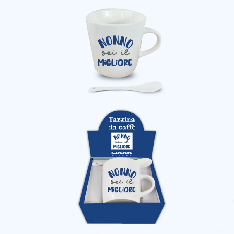 Tazzina Caffè "Nonno Sei il Migliore"