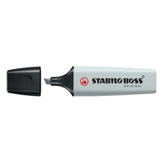 Evidenziatore Stabilo Boss Pastel Grigio Polvere