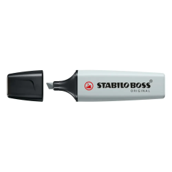 Evidenziatore Stabilo Boss Pastel Grigio Polvere