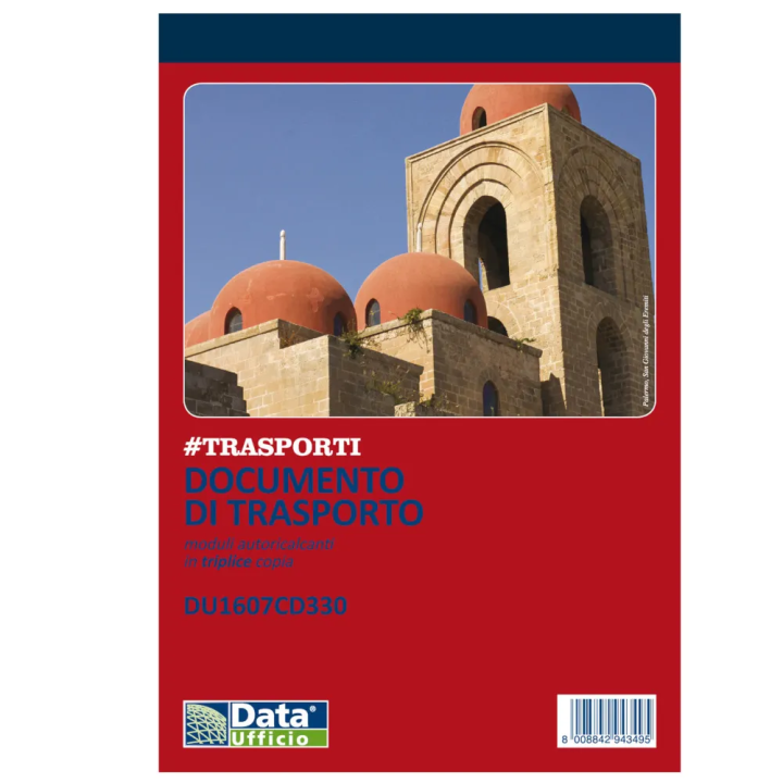 Blocco D.d.T. Documento di Trasporto A5 3cp Data Ufficio