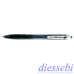 Penna Pilot Rexgrip a Scatto p M Nero