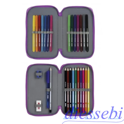 Astuccio 2 Zip Unicorno You Are Special