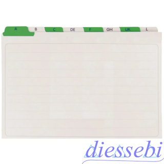 Divisore Alfabetico Orizzontale A4 Prodotti Flex