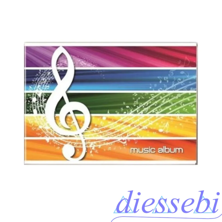 Quaderno Musica 16fg 24x17 Pentagramma Pentagrammato