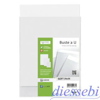 25 Buste Upocket 25x35cm
