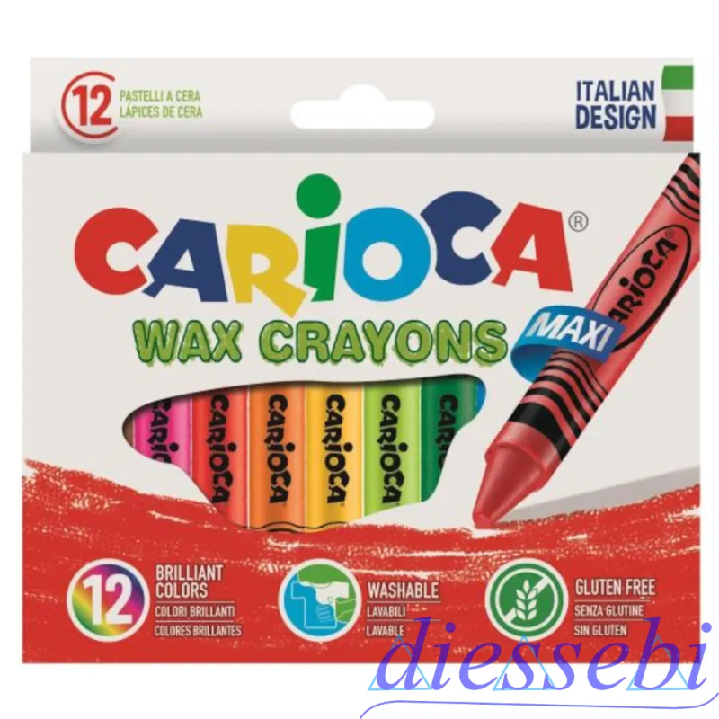 Pastelli a Cera Carioca Maxi 12