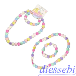 Set 2 Pezzi Collana con Bracciale Love Summer