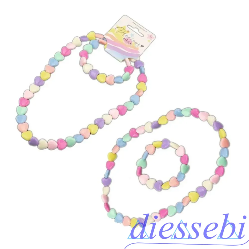 Set 2 Pezzi Collana con Bracciale Love Summer