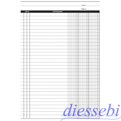 Fogli Mobili 3 Colonne Dare Avere Saldo 17x24cm Prodotti Flex